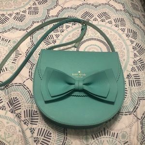 Kate Spade Teal Bow Purse